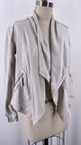 Anthropologie Tan Linen Blend Jacket, XS