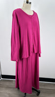 Woman Within 2pc Pink Dress + Jacket, 22/24