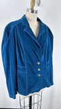 Lane Bryant Blue Corduroy Jacket, 20