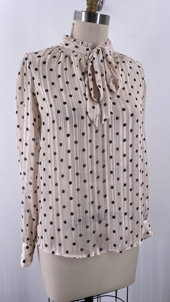 Rachel Zoe Polka Dot Top, S