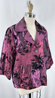 Susan Graver Purple Jacket, XL