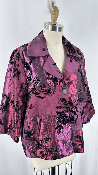 Susan Graver Purple Jacket, XL