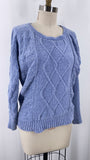 Palette Blue Chenille Sweater, M