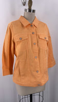 D&Co Orange Denim Jacket, L