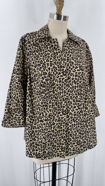 Investments Animal Print Top, 14W