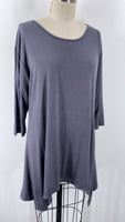 New Brylah Fashions Gray Top, XL