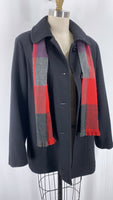 London Fog Black Coat, XL