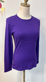 New Lauren Ralph Lauren Purple Tee, S Petite