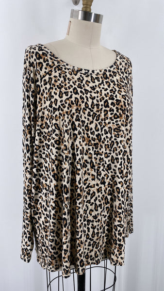 Maurices Animal Print Top, 2X