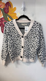 Loft Cream/Gray Sweater, XS
