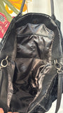 Deux Lux Black Tote Bag, 19"x17"