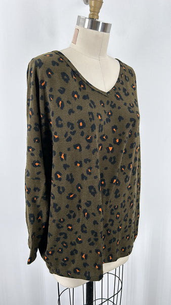 Be Stage Animal Print Top, L