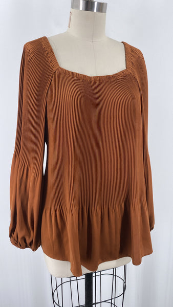 Cato Pleated Top, 14/16W