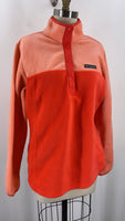 Columbia Pink Fleece Pullover, L