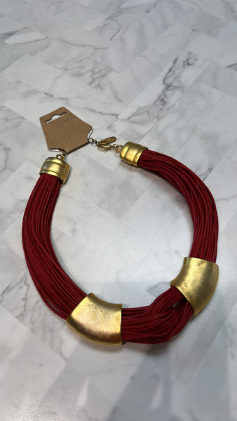 Virginia Parissi Red Necklace, 16"