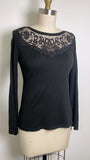 White House Black Market Black Sweater, XS