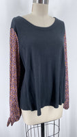 Anthropologie Black Top, XL