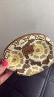 Fossil Brown Print Tote Bag, 18"x12"