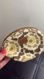 Fossil Brown Print Tote Bag, 18"x12"