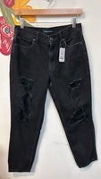 Aeropostale Mom Black Jeans, 6