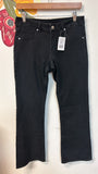 H&M Black Boot Cut Low Waist Jeans, 8