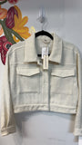 New Blank NYC White/Ivory Jacket, S