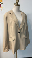 Lane Bryant Tan Blazer Jacket, 22 Petite