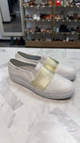 Keds White/Gold Shoes, 8.5