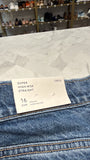 New American Eagle High Rise Straight 30" Inseam Jeans, 16