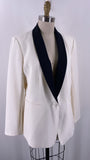 Ann Taylor Black & White Blazer Jacket, 14