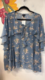 Torrid Blue Top, 5X