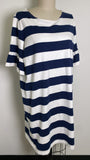 Joules Navy Stripe Dress, 16