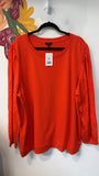 Talbots Orange Sweatshirt, 3X
