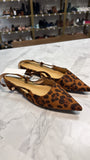 C. Paravano Animal Print Shoes, 38.5 (8)