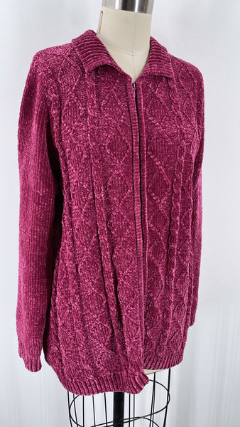 BonWorth Chenille Cardigan, M