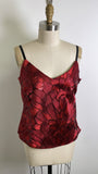 White House Black Market Red Sequin Tank, M