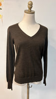 Ann Taylor Brown Merino Wool Sweater, M