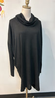 Old Navy Black Cowl Neck Dress, XL