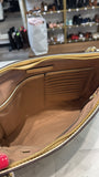 Gilli Gold Genuine Leather Crossbody Bag, 10.5"x8.5"