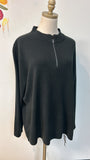 New Martha B. Black Sweater, 2X