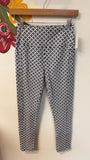 Talbots Blue Print Leggings, XS Petite