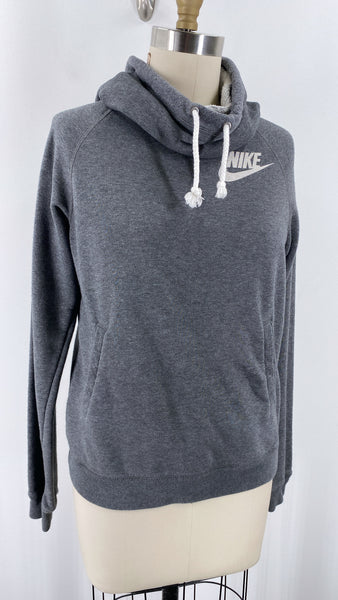 Nike Gray Hoodie Sweatshirt, S