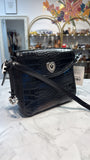 Brighton Black Crossbody Bag, 9"x8"
