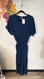 Pretty Garden Blue Jumpsuit, L