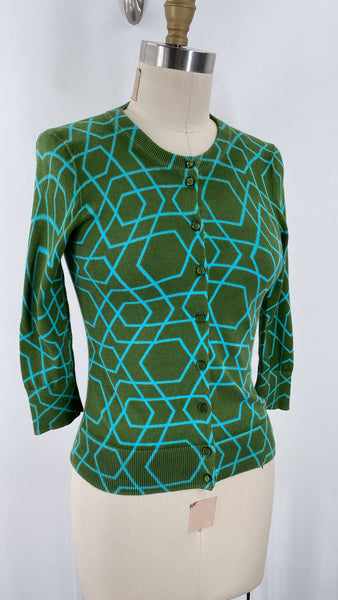 J. Crew Clare Green Cardigan, XS