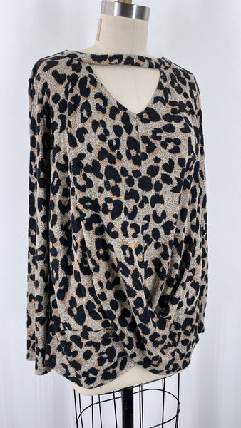 Maurices Animal Print Top, XL