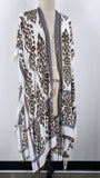 New Comfy Luxe Mocha Kimono, One Size