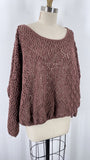 Miracle Brown Loose Knit Sweater, S/M