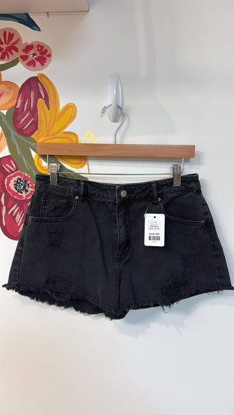 PacSun Black Denim Shorts, 29 (8)