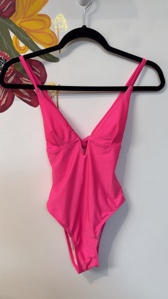 New Cupshe Pink One Piece Swimsuit, XS
